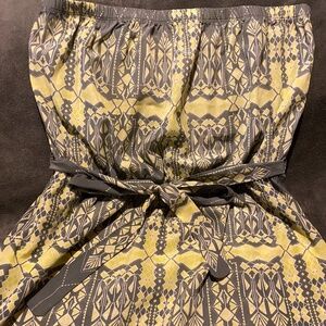 Olive & Oak Long Strapless Dress